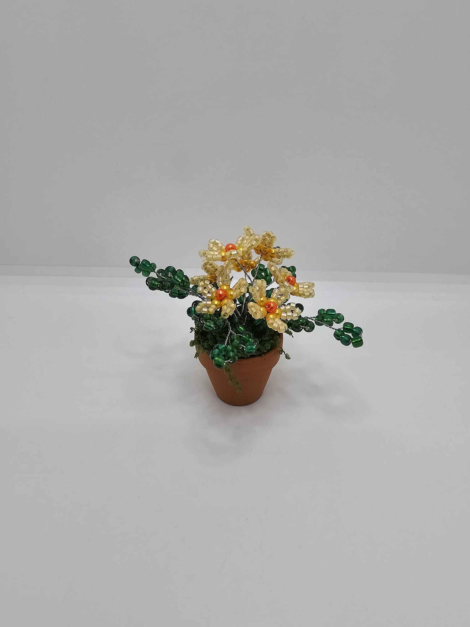 Magnet frigider flori galbene